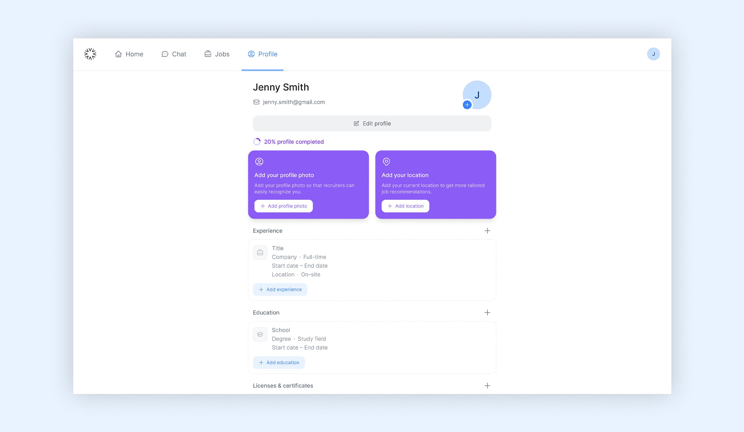 Candidate - Profile