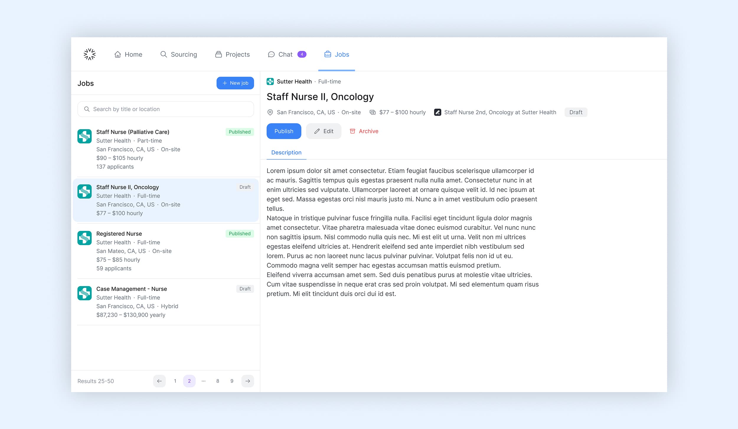 Recruiter - Job Listing